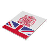 Britse wapenschild tegeltje (Zijkant)