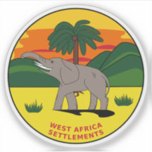 Britse West-Afrika nederzettingen badge (1870-1888