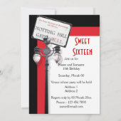 Britse "zoete zestien" mode shopping party kaart (Achterkant)