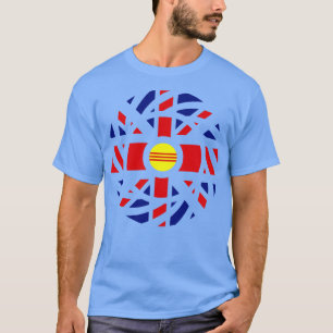 Britse Zuid-Vietnamese Multinationale Patriot Fla T-shirt