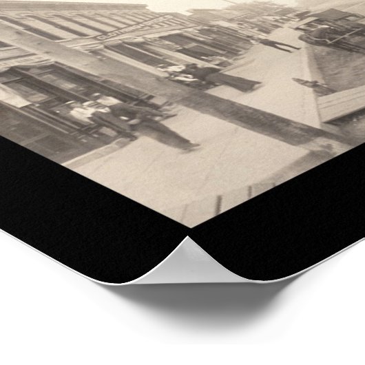 Britt, IA Foto 1908 Poster (Hoek)