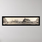 Britt, IA Foto 1908 Poster (Voorkant)