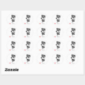 Britt Name Specialized Kanji Calligraphy Ronde Sticker (Vel)
