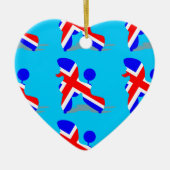 Britt poodle keramisch ornament (Voorkant)