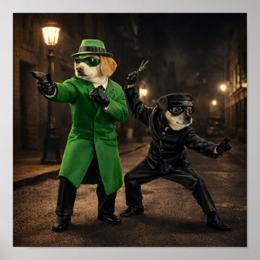 "Britt Reid & Kato" Poster (Voorkant)