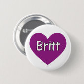Britt Ronde Button 5,7 Cm (Voorkant /achterkant)
