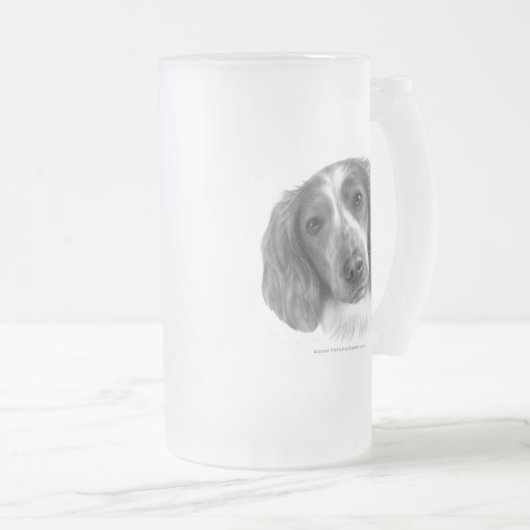 Britt, Welsh Springer Spaniel Matglas Bierpul (Voorkant rechts)