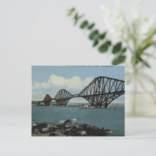 -Brittannië, Edinburgh, Forth Bridge Briefkaart (Staand voorkant)