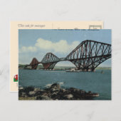 -Brittannië, Edinburgh, Forth Bridge Briefkaart (Voorkant / Achterkant)