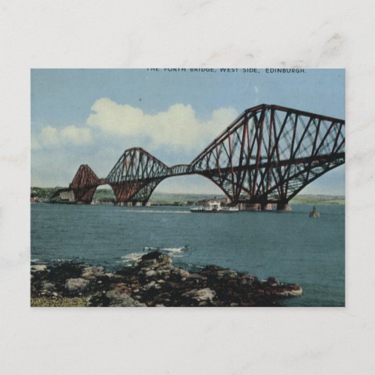 -Brittannië, Edinburgh, Forth Bridge Briefkaart (Voorkant)