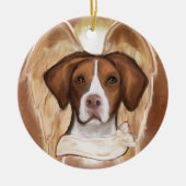 Brittany Angel Keramisch Ornament (Voorkant)