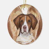 Brittany Angel Keramisch Ornament (Links)