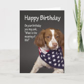 Brittany Birthday Kaart (Voorkant)