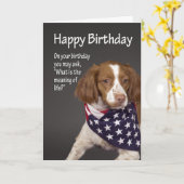 Brittany Birthday Kaart (Gele Bloem)