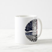 Brittany Breton French Tree Roots Flag Koffiemok (Voorkant rechts)