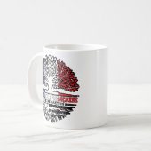 Brittany Breton French Tree Roots Flag Koffiemok (Voorkant links)