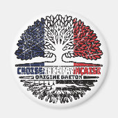 Brittany Breton French Tree Roots Flag Magneet (Voorkant)