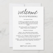 Brittany Calligrafie Welkomstbrief & Kaart (Voorkant)