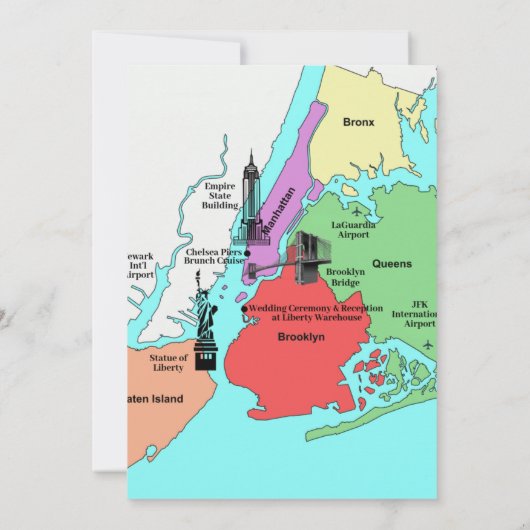 Brittany Calligrafie Welkomstbrief & Kaart (Achterkant)