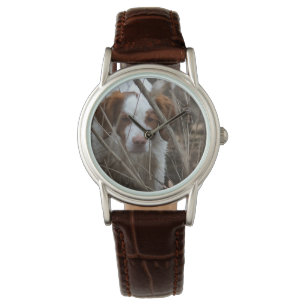 Brittany Classic Brown Leather Horloge