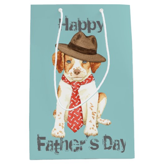 Brittany Dad Medium Cadeauzakje (Voorkant)