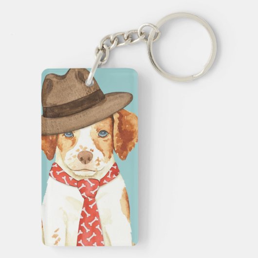 Brittany Dad Sleutelhanger (achterkant)