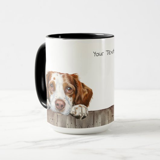 Brittany Dog Mok (Voorkant links)
