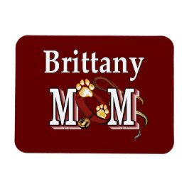 Brittany Dog MOM Magneet
