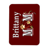 Brittany Dog MOM Magneet (Verticaal)