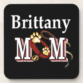 Brittany Dog MOM Onderzetter