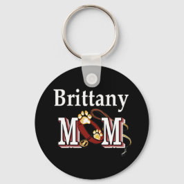 Brittany Dog MOM Sleutelhanger