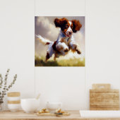 Brittany Dog Poster (Keuken)