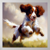 Brittany Dog Poster (Voorkant)