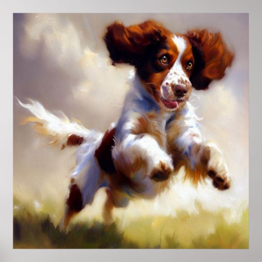 Brittany Dog Poster (Voorkant)