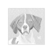 Brittany Dog Rubberstempel (Afrduk)