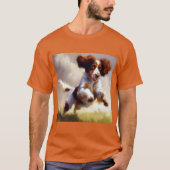 Brittany Dog T-shirt (Voorkant)