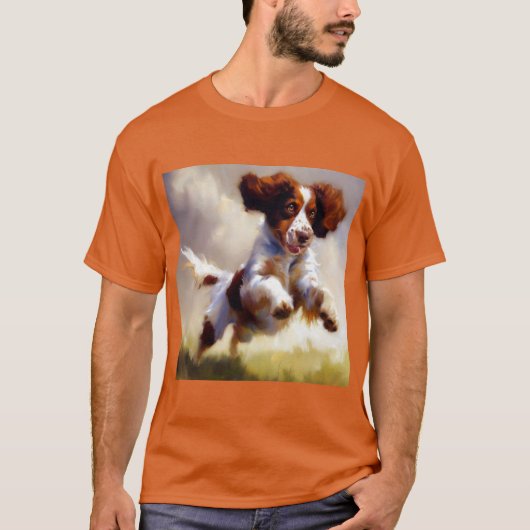 Brittany Dog T-shirt (Voorkant)