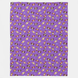 Brittany Dogs KiniArt Fleece Blanket