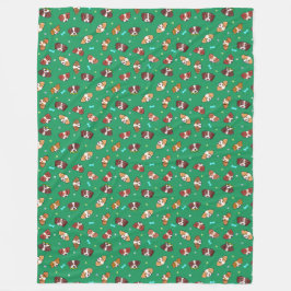 Brittany Dogs KiniArt Fleece Blanket Deken