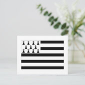Brittany Flag Briefkaart (Staand voorkant)