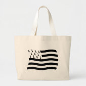 Brittany Flag Canvas tas (Voorkant)