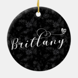 Brittany Flag in Heart, Breton Keramisch Ornament