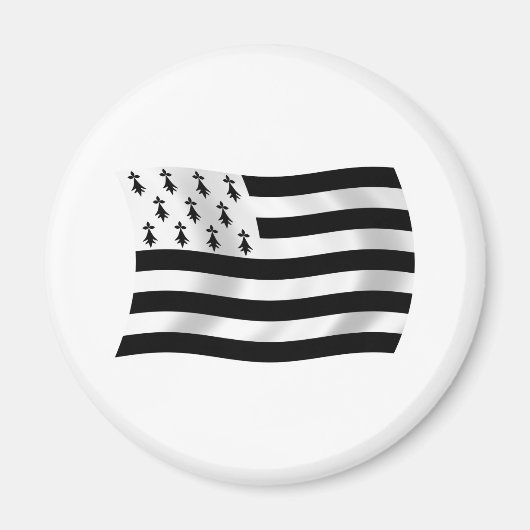 Brittany Flag Magnet (Voorkant)