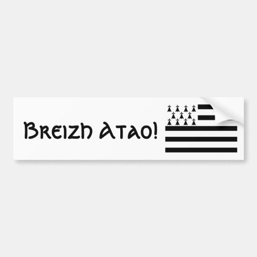 Brittany Forever Bumpersticker (Voorkant)
