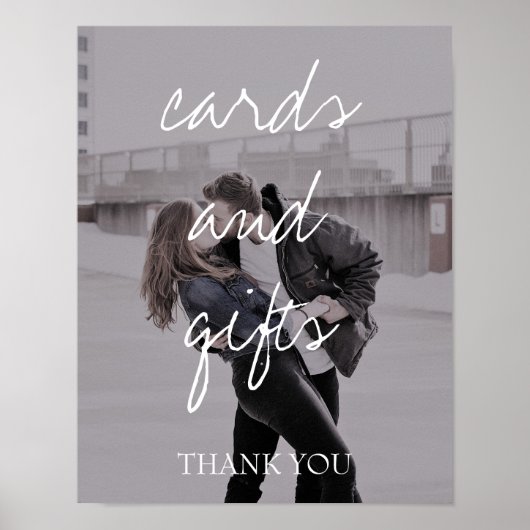 Brittany Foto Witte Calligraphy Kaarten Cadeaus Bo Poster (Voorkant)