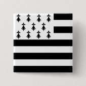 Brittany, Frankrijk Vierkante Button 5,1 Cm (Voorkant)