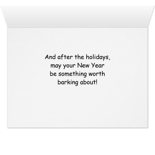 Brittany Funny kersthond en boom (Binenzijde Horizontaal (Onderkant))