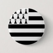 Brittany (gemeente) flag Button (Voorkant)