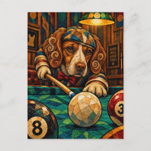 Brittany, geometrisch mozaïek briefkaart