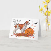 Brittany Halloween Kaart (Gele Bloem)